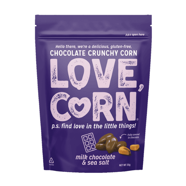 Premium Crunchy Corn - Milk Chocolate & Sea Salt